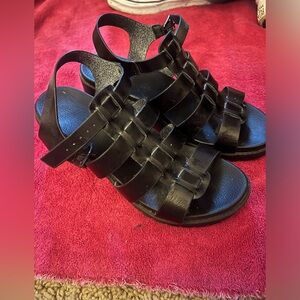 Altar’d State Black Strapped Heels
